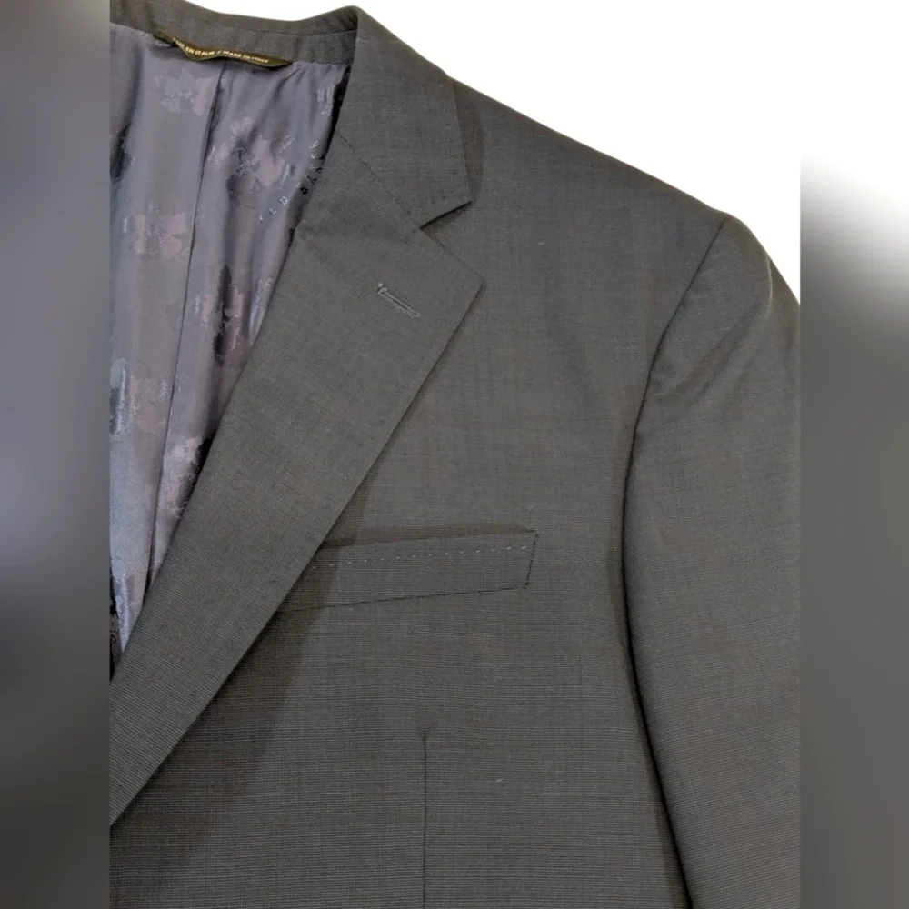 New Ted Baker London Jay CT Men's Navy Blazer Made in Italy 100% Wool Size 42L